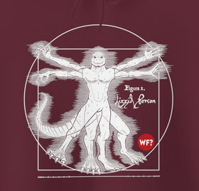 Vitruvian Lizzid Peeple Unisex Heavy Blend™ Hooded Sweatshirt - 0