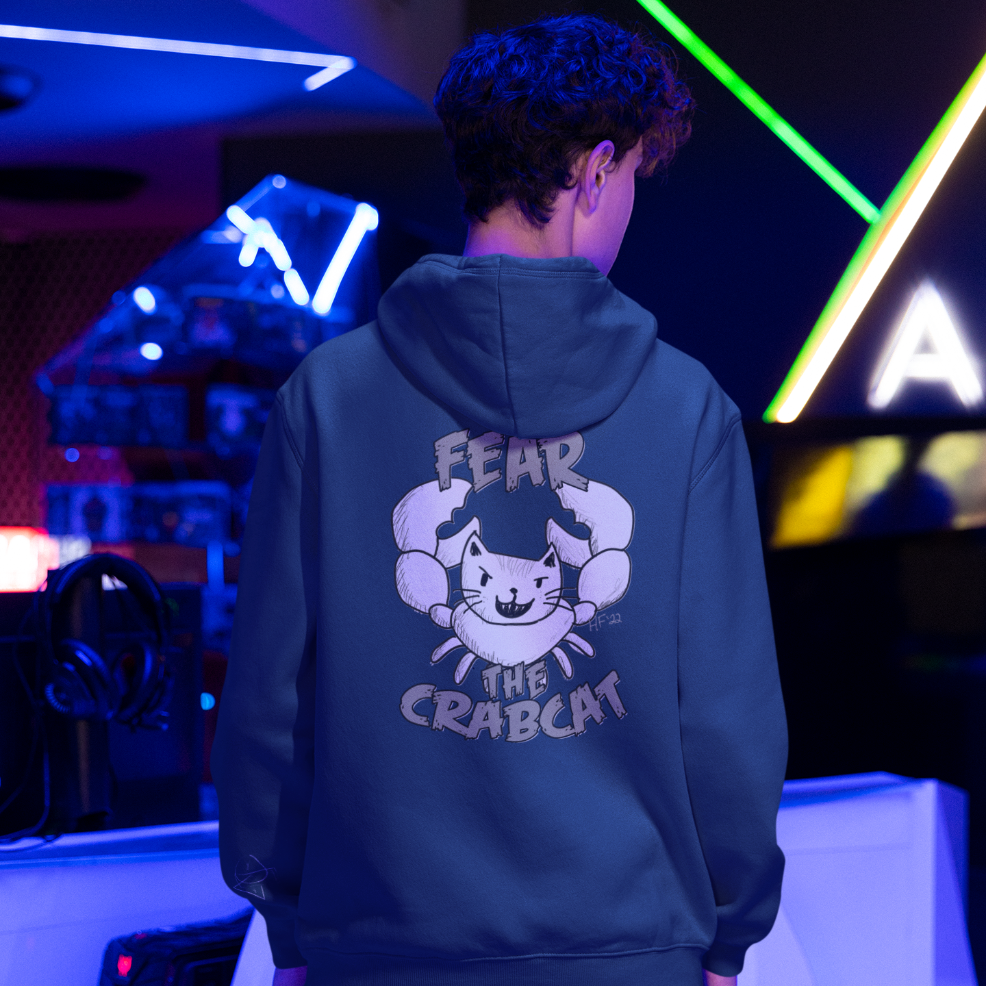 Fear the Crabcat Full Zip Hoodie – The Why Files Fear the Crabcat Full Zip Hoodie – The Why Files