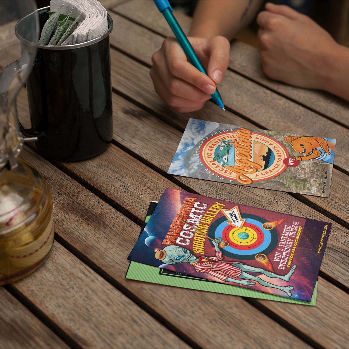 TWF & Hecklefish Travel Postcards – The Why Files