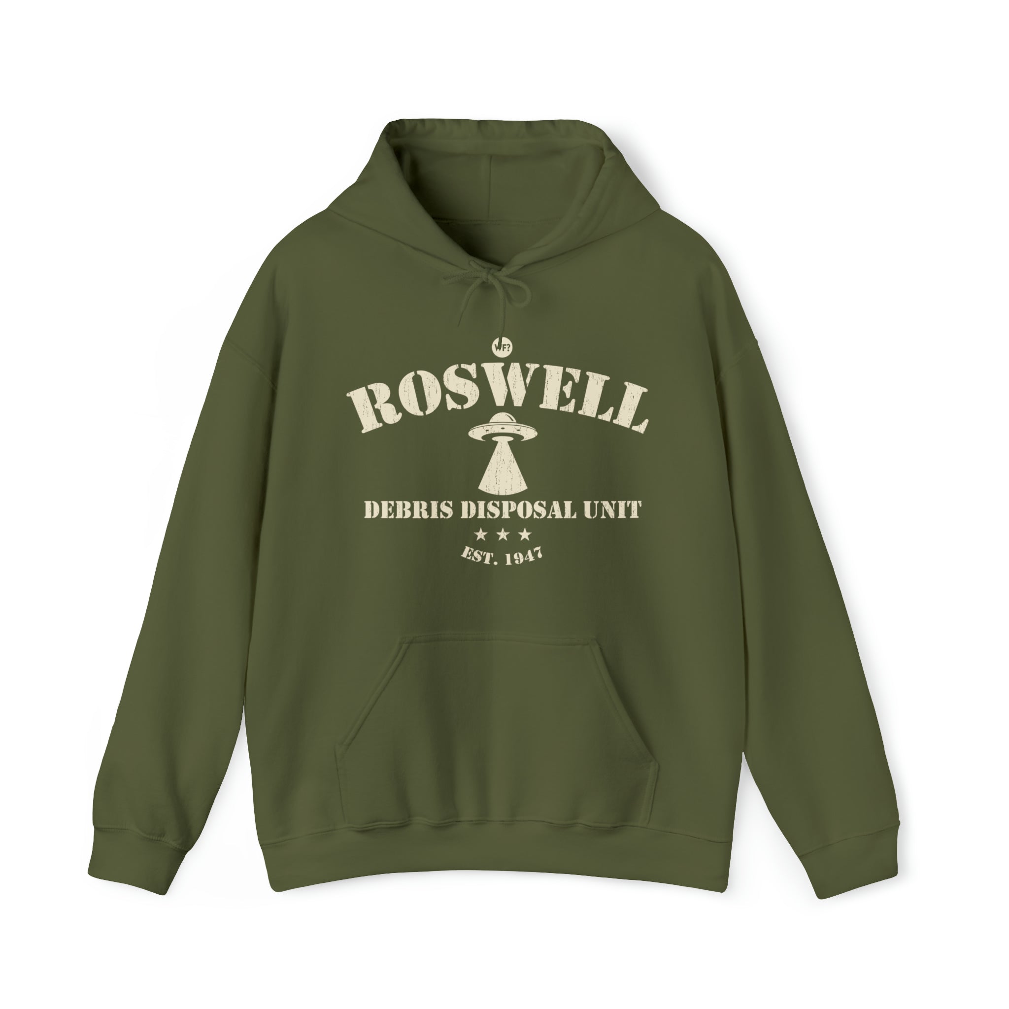 Buy military-green Roswell Unisex Pullover Hoodie