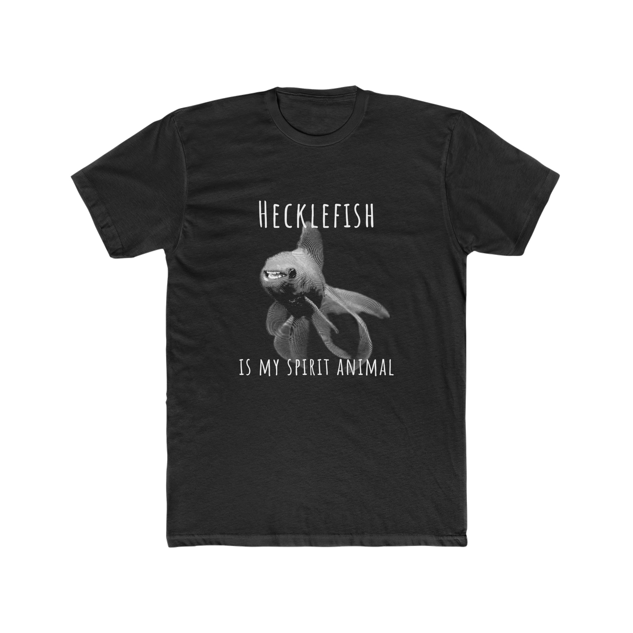 Buy solid-black Hecklefish Spirit Animal Unisex T-Shirt