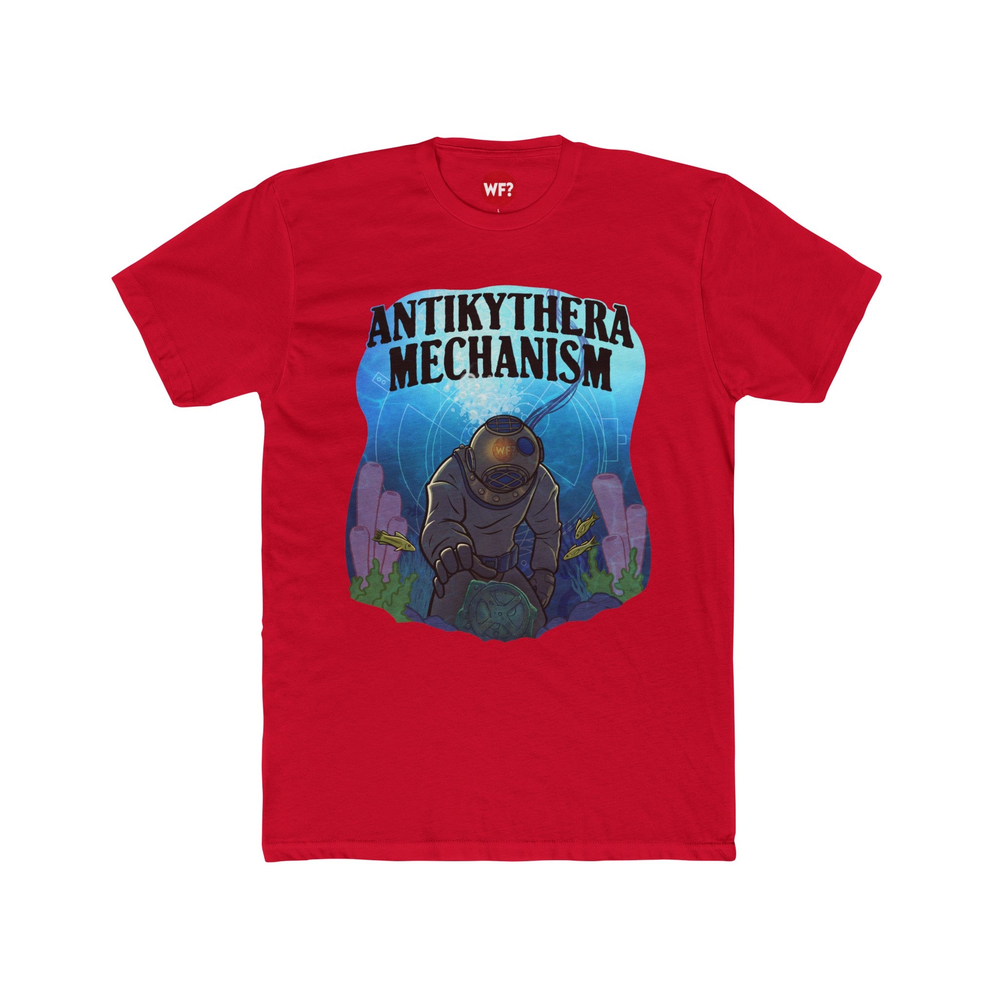 Buy solid-red 10/12 Antikythera Mechanism Limited T-Shirt