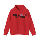 The Moon is Weird Hooded Sweatshirt-5