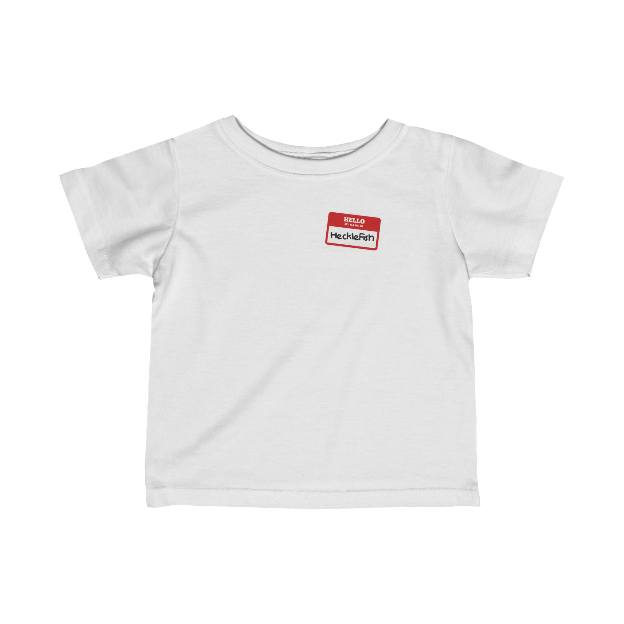 Buy white HeckleGuppy Infant Fine Jersey Tee