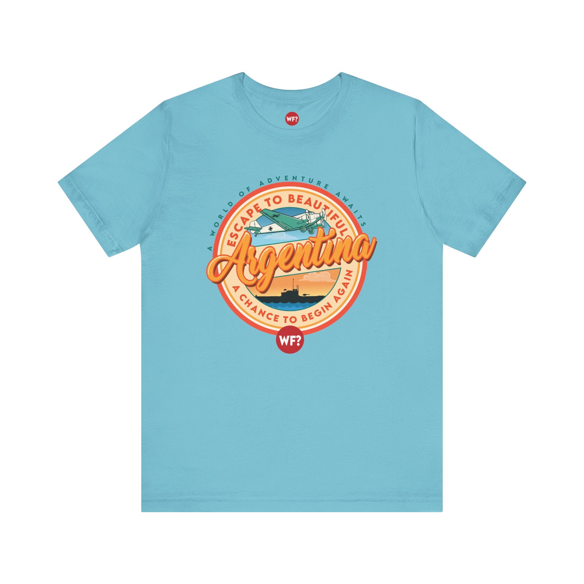 Buy turquoise 12/5: Hitler&#39;s Escape from Argentina Limited T-shirt