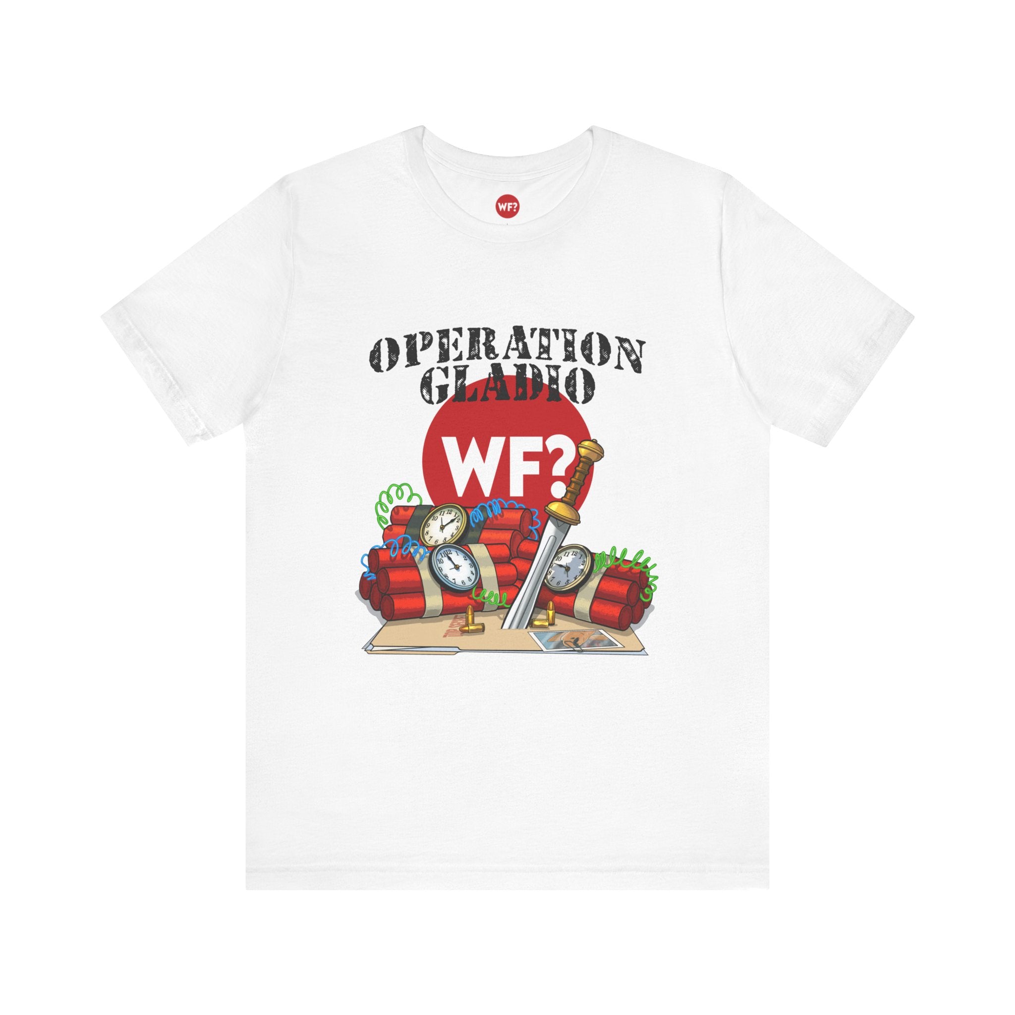 Buy white Operation GLADIO Patreon Short Sleeve Tee