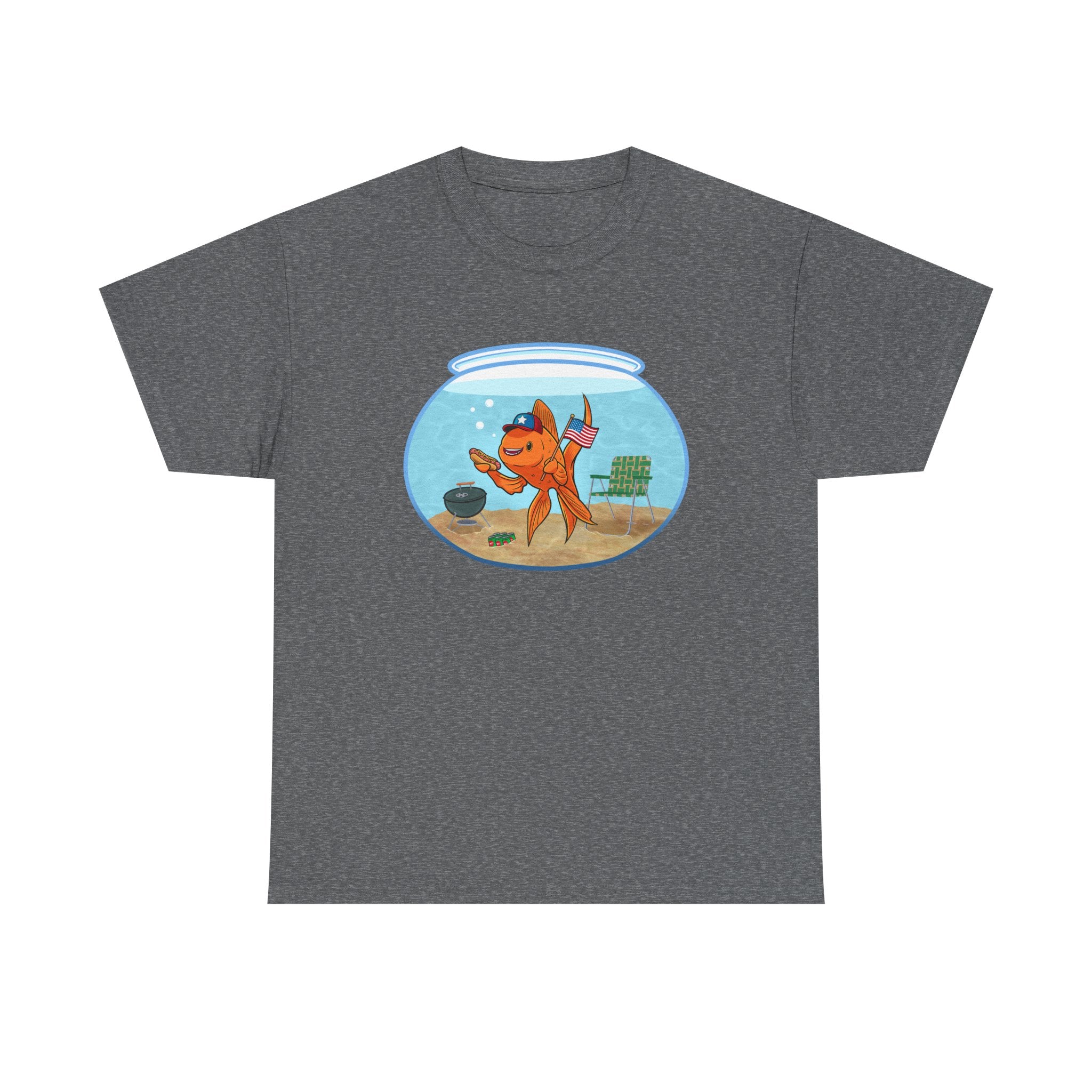 Hecklefish Summertime BBQ - Unisex Heavy Cotton T-Shirt