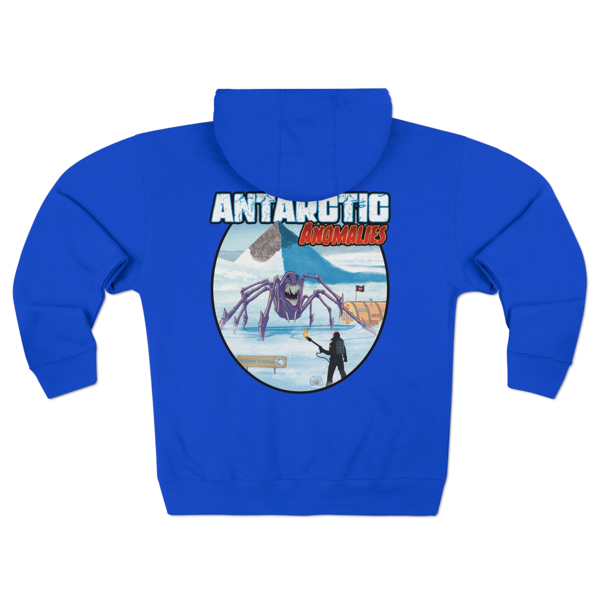 Buy royal-blue 2/22 Antarctic Anomalies Limited Full Zip Hoodie