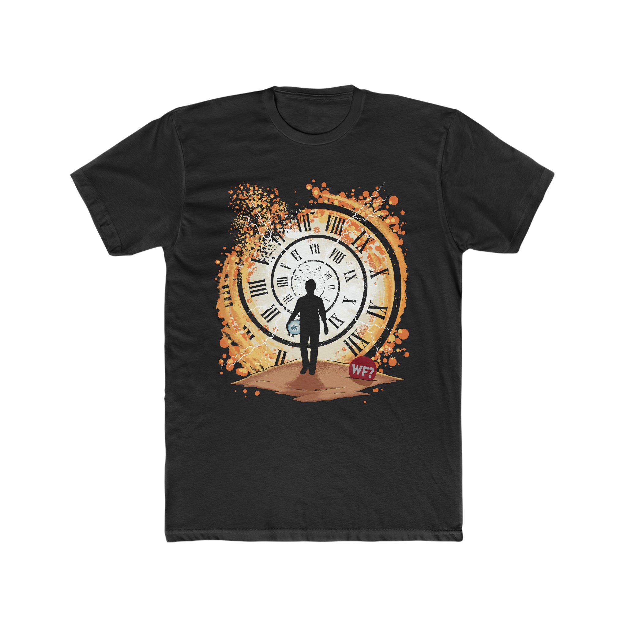 Buy solid-black TWF Time Travel Unisex T-Shirt