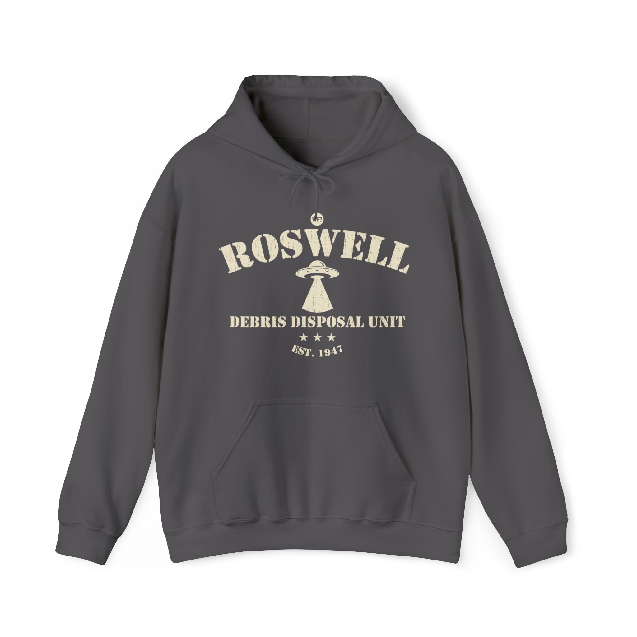 Buy charcoal Roswell Unisex Pullover Hoodie