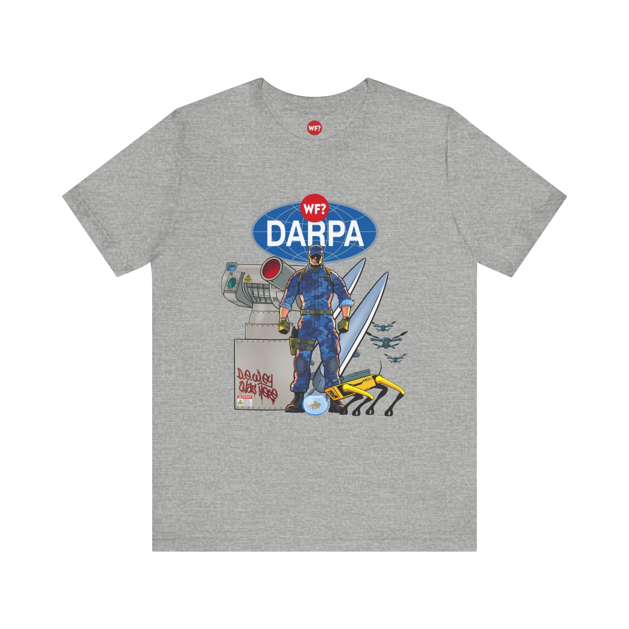 Buy athletic-heather 6/27 DARPA Patreon Short Sleeve Tee