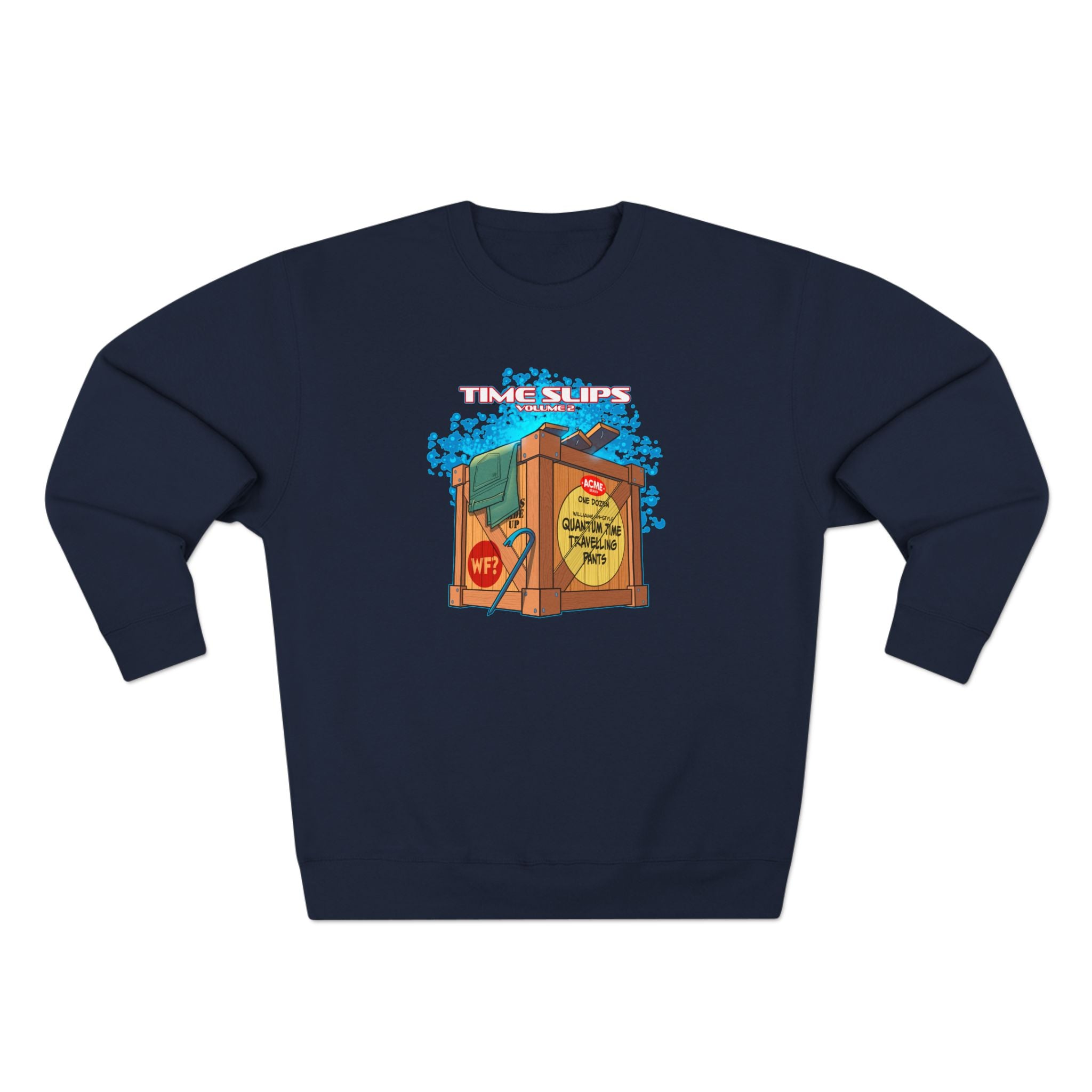 Buy navy 1/29 Time Slips Vol 2 Limited Unisex Crewneck Sweatshirt