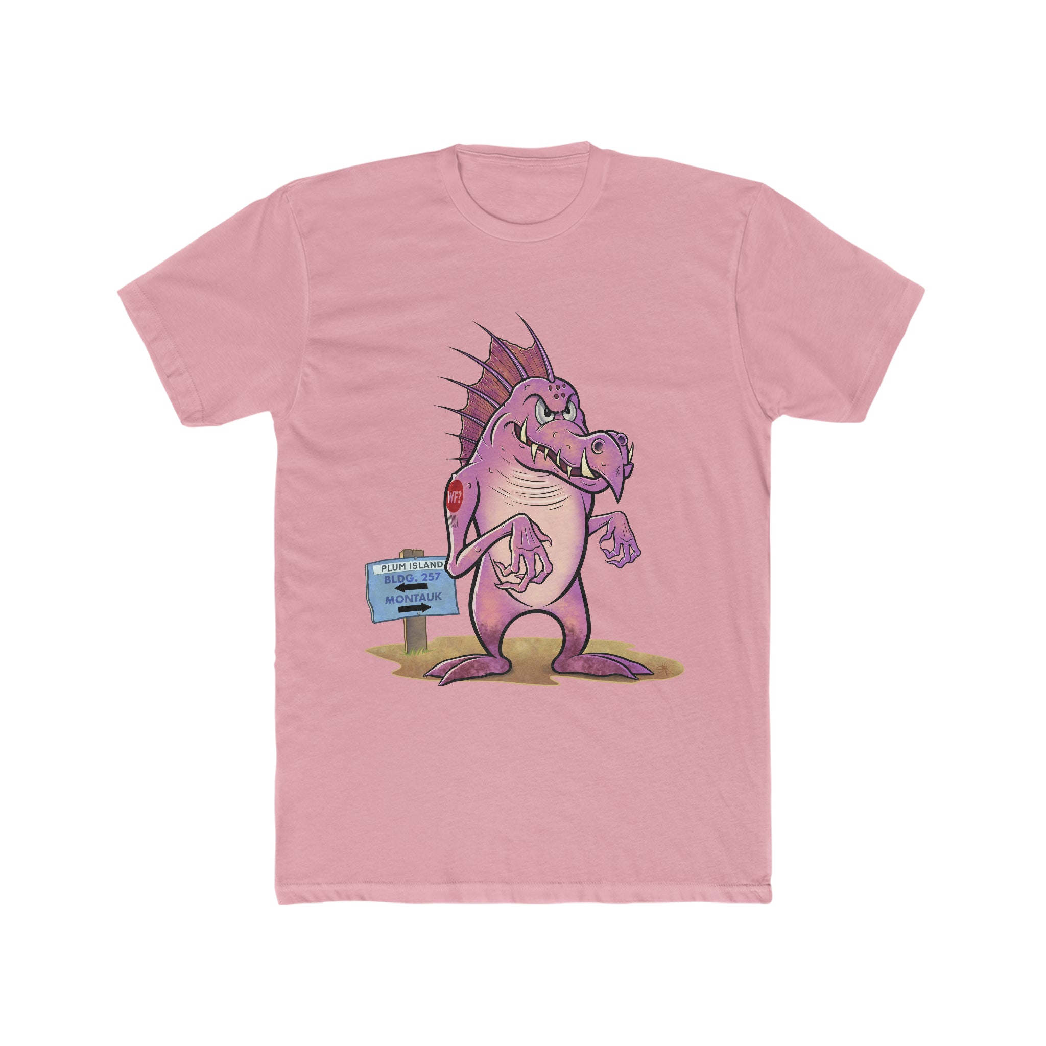 Buy solid-light-pink Plum Island Limited T-Shirt