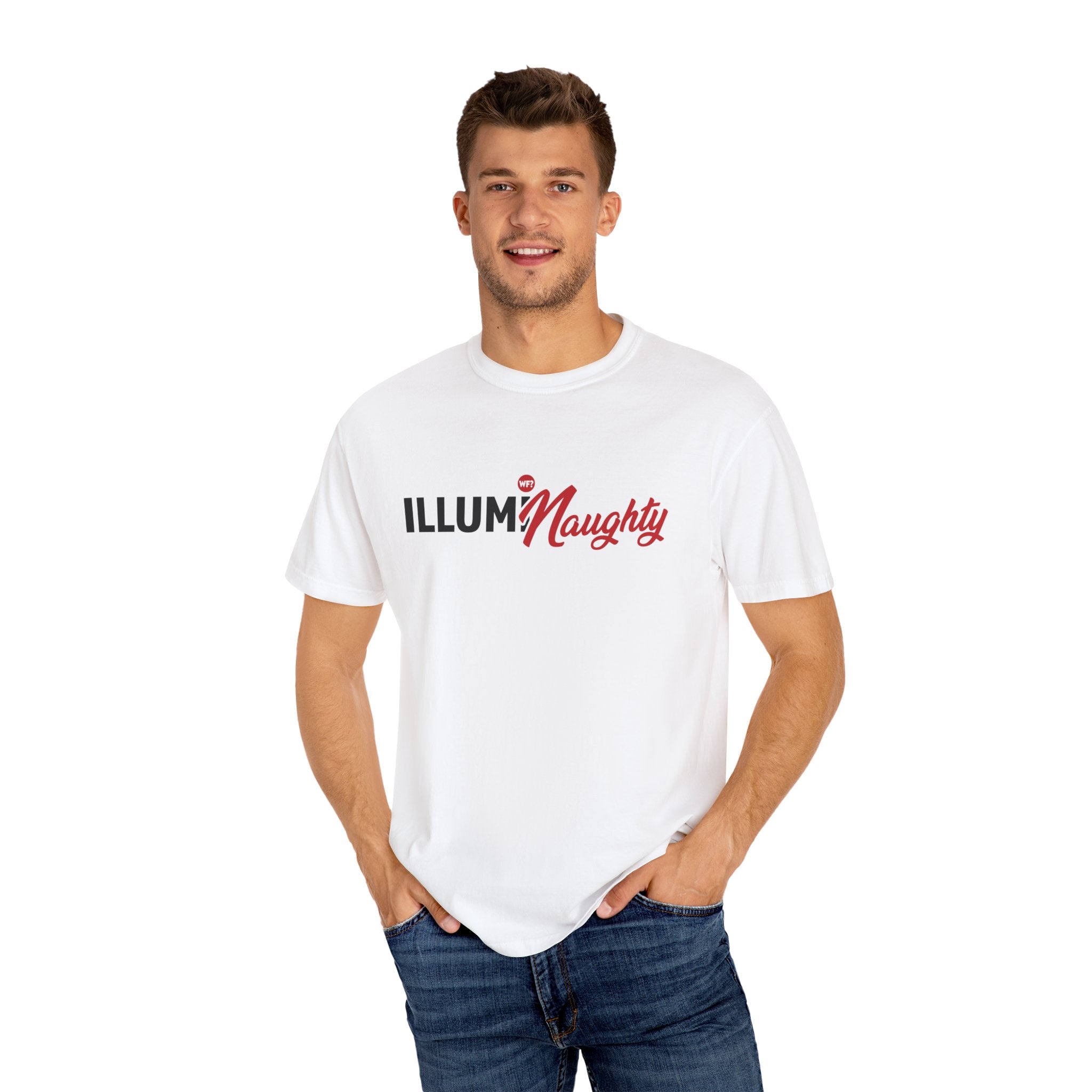 Buy white IllumiNaughty Unisex T-shirt