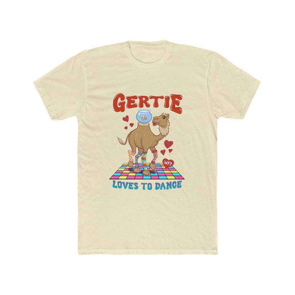 Gertie Loves to Dance Unisex Cotton Crew Tee