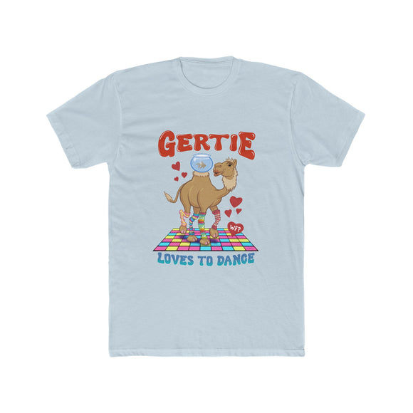 Gertie Loves to Dance Unisex Cotton Crew Tee