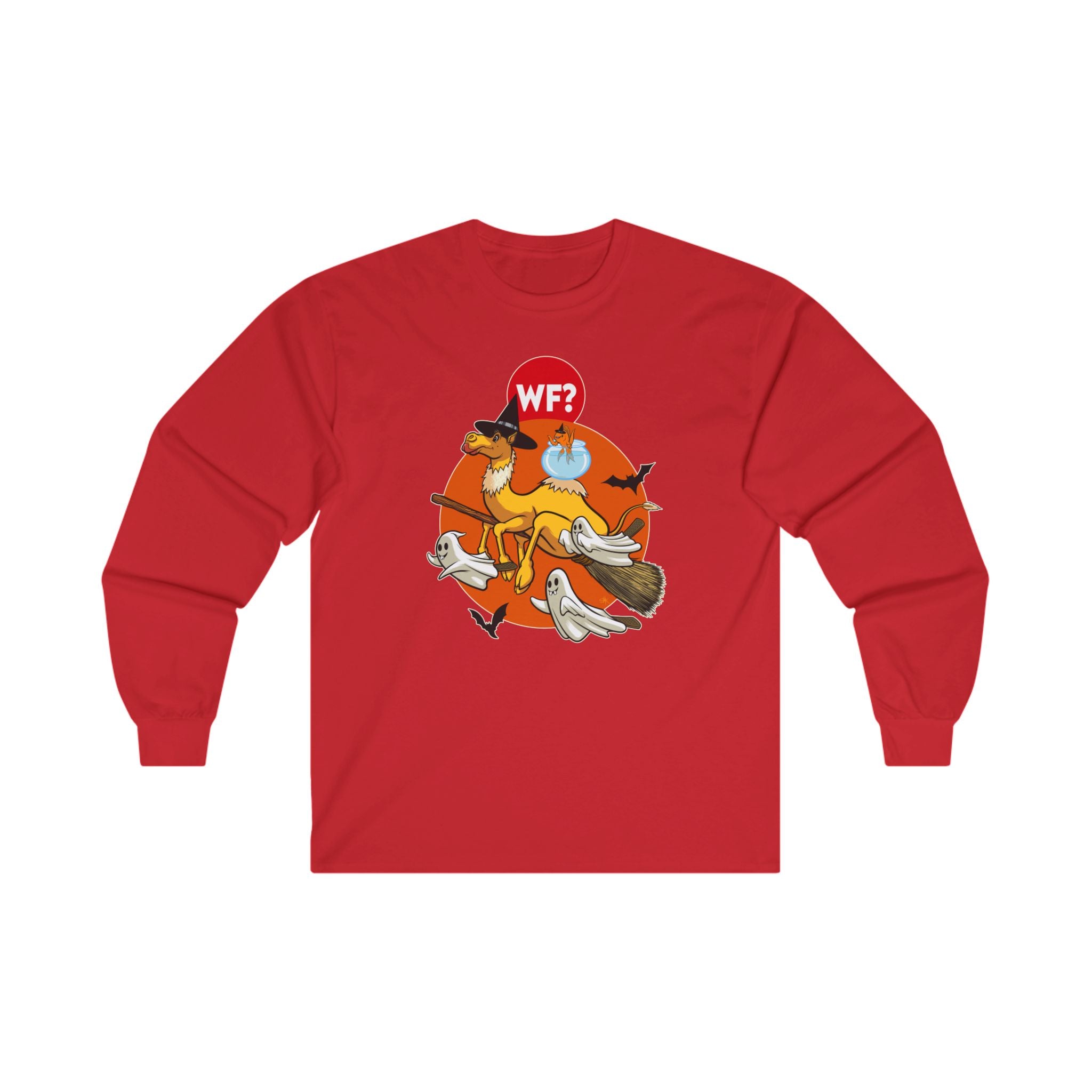 Buy red HAPPY HECKLEWEEN!!! Unisex Ultra Cotton Long Sleeve Tee