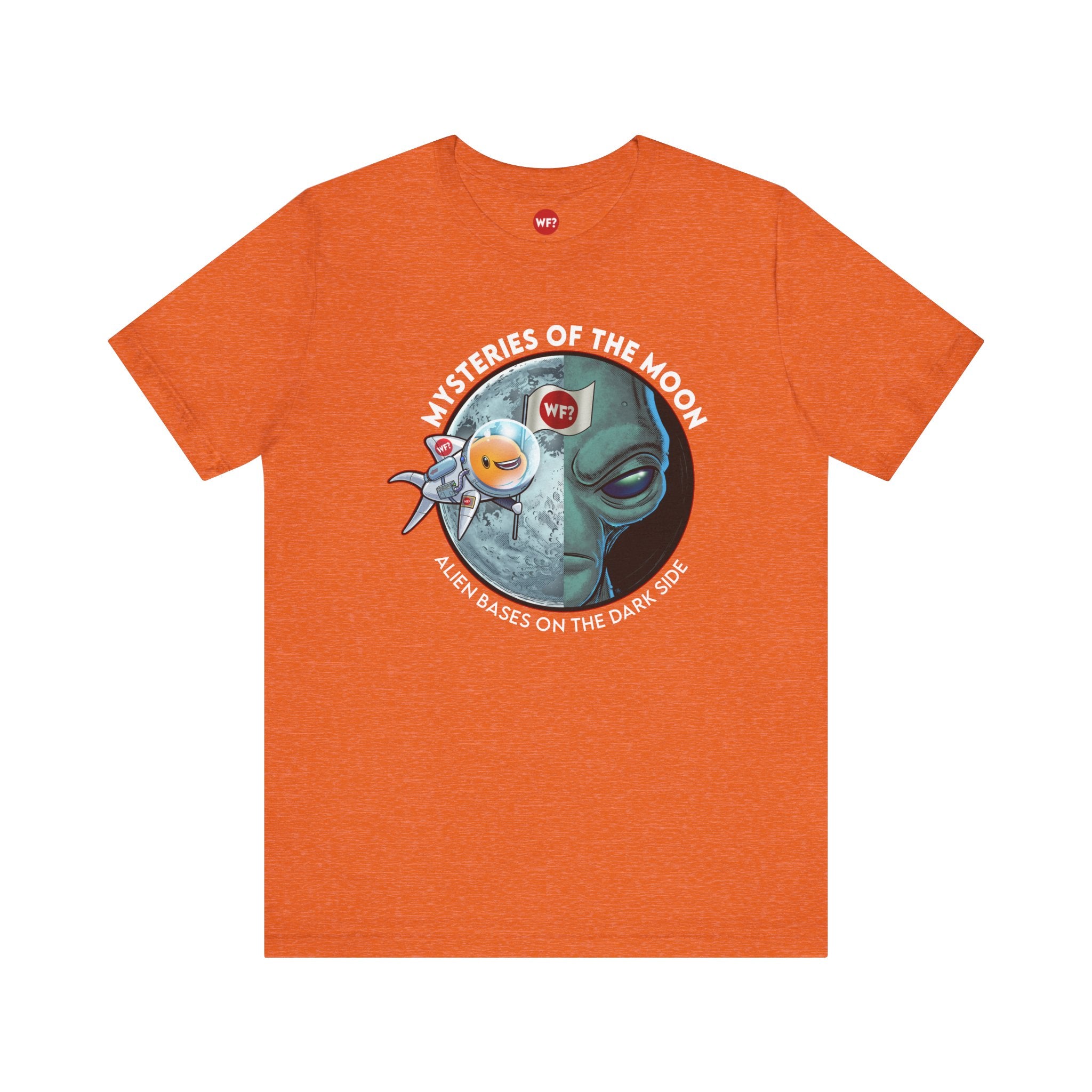 Buy heather-orange 6/13 Alien Bases Dark Side of the Moon Limited Short Sleeve Tee