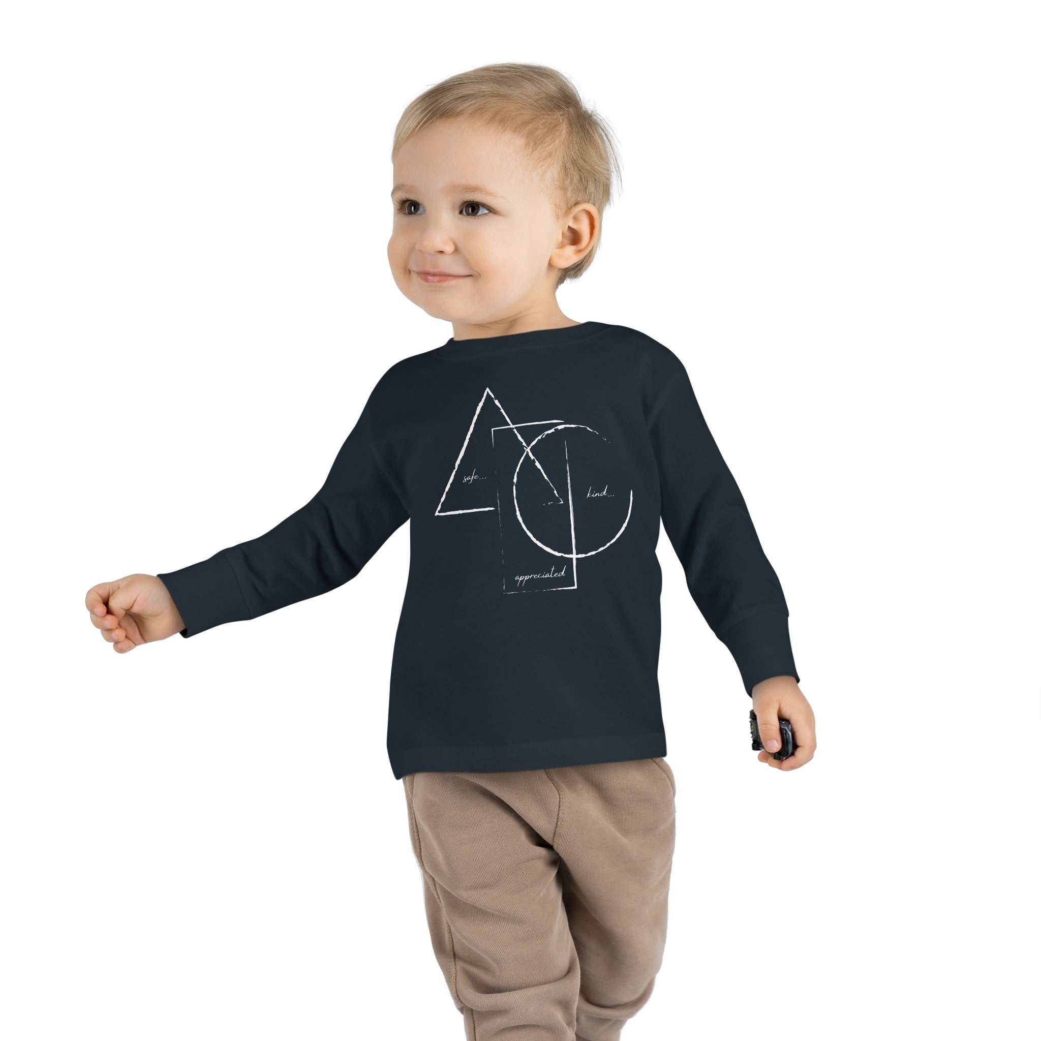 BE/KNOW Toddler Long Sleeve Tee