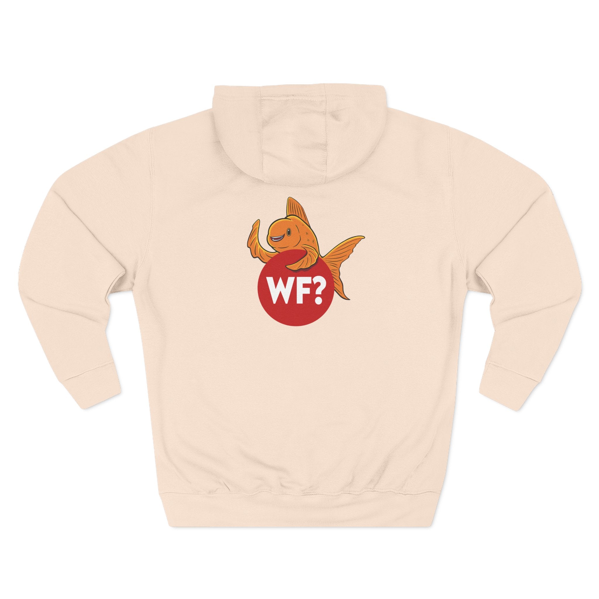 Three-Panel Fleece Hoodie