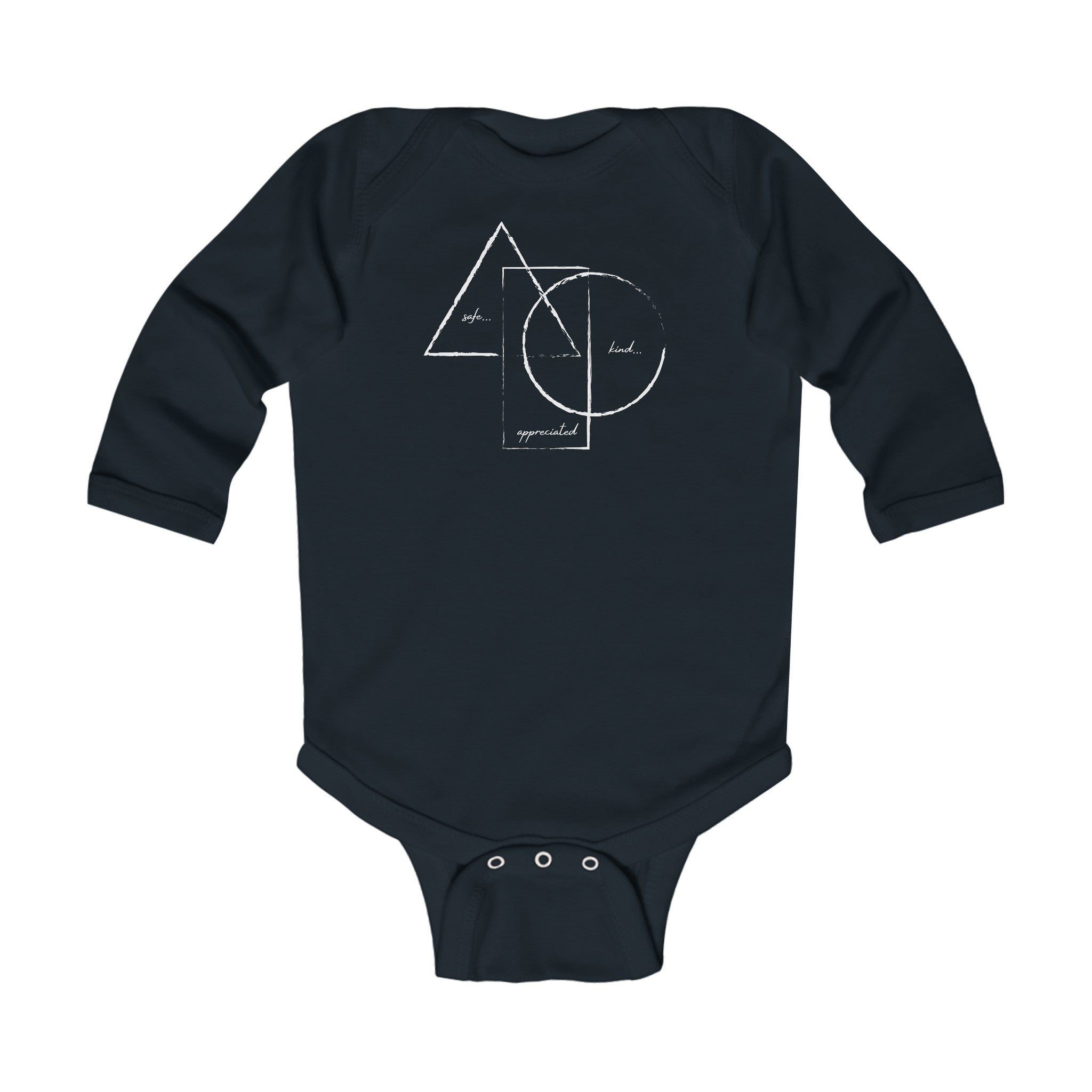 BE/KNOW Infant Long Sleeve Bodysuit - 0