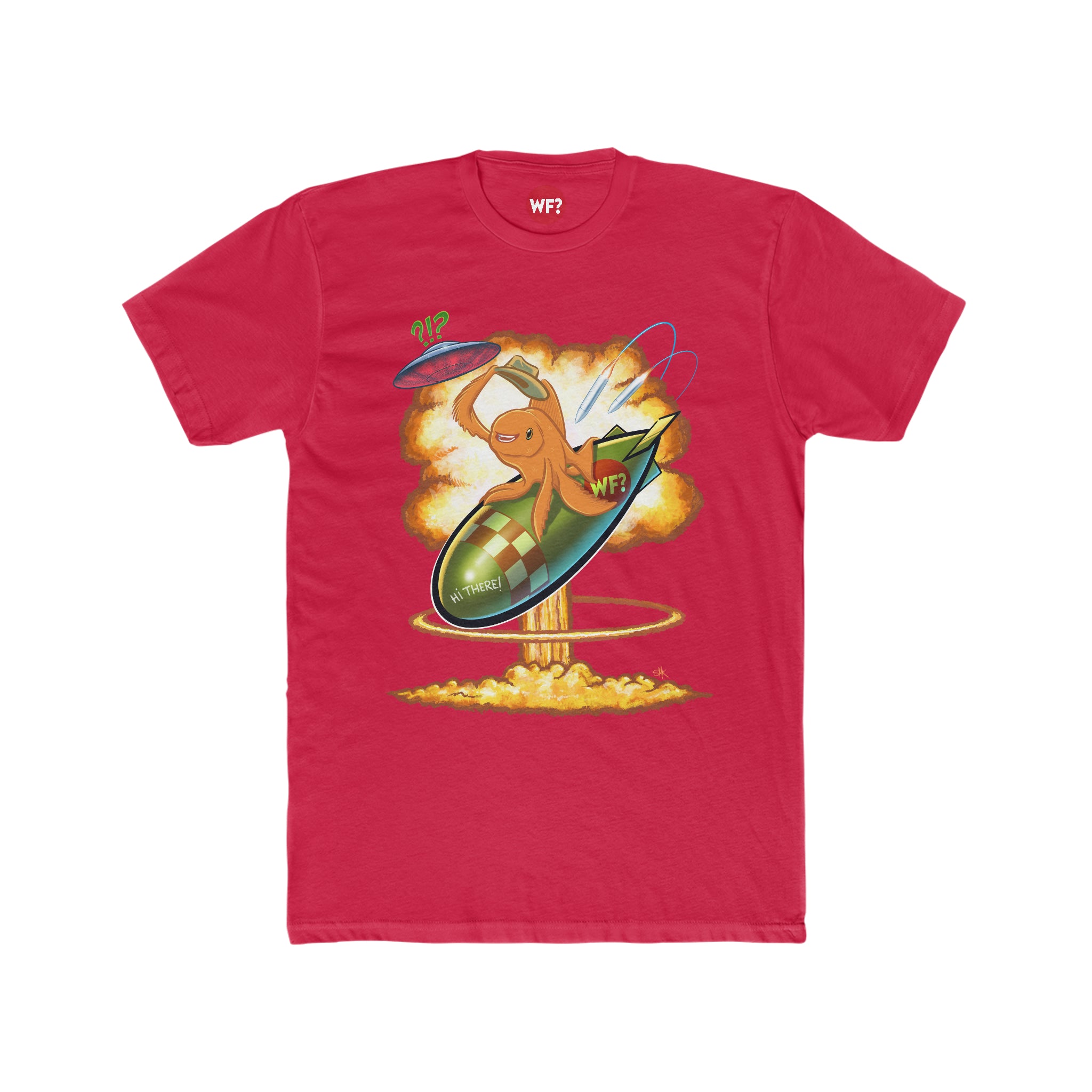 Buy solid-red World War 3 Limited T-Shirt