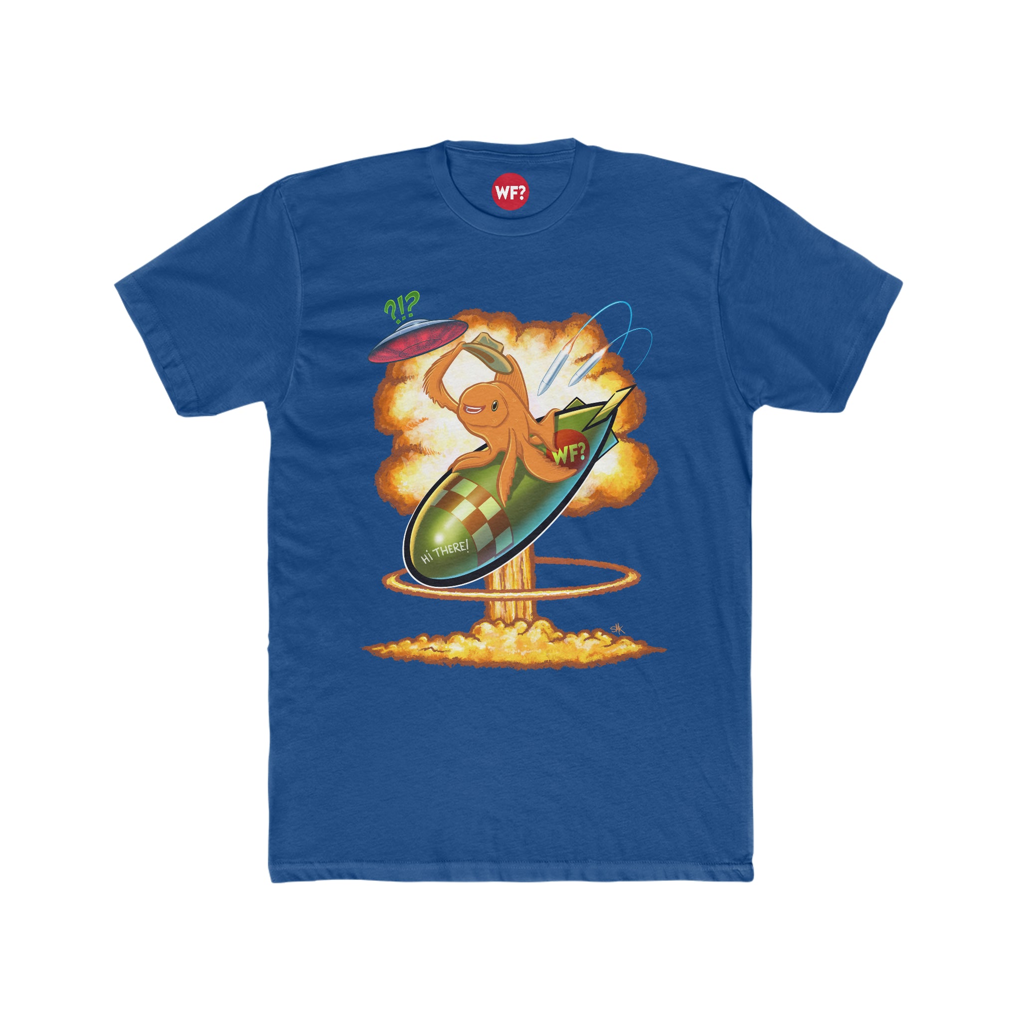 Buy solid-royal World War 3 Limited T-Shirt