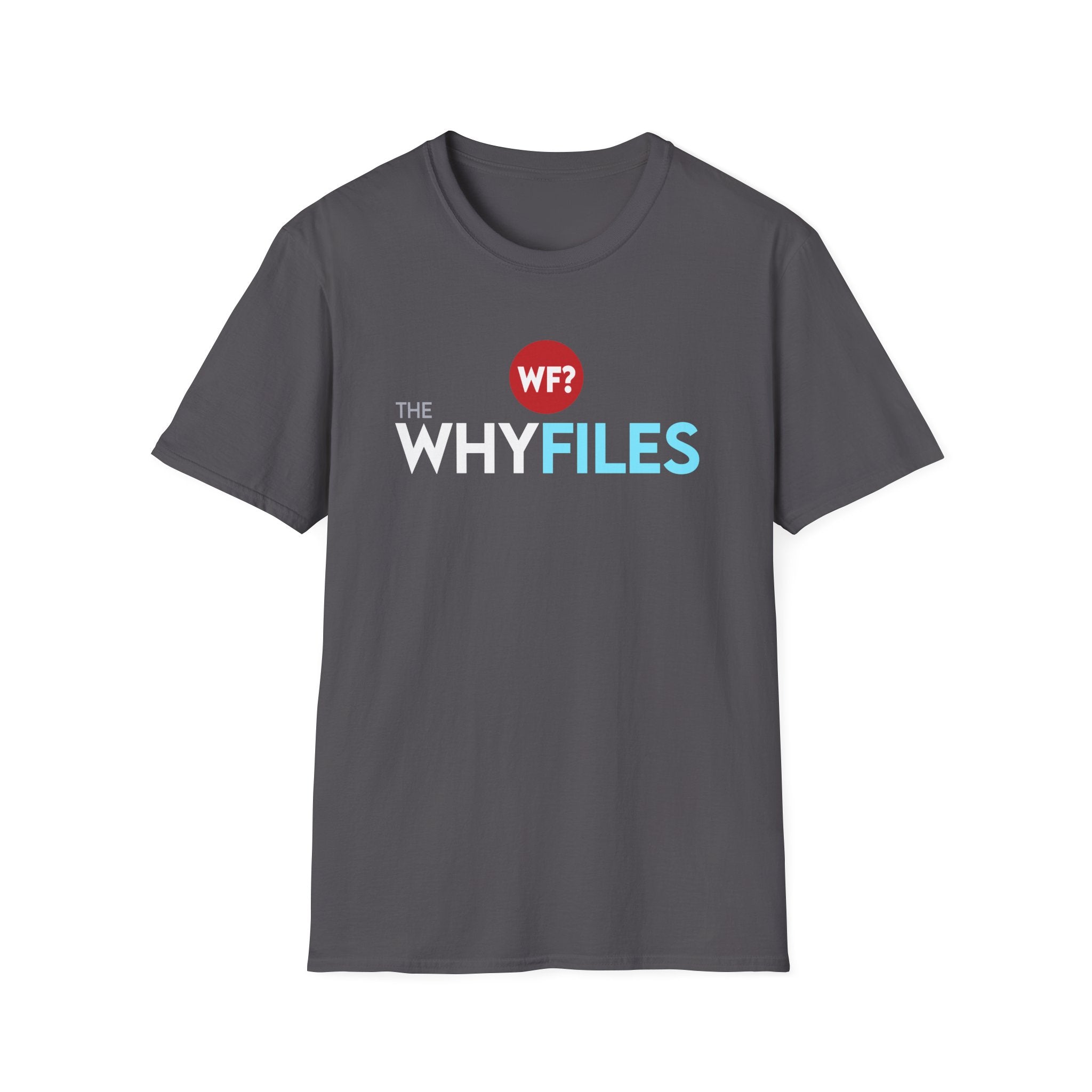 Buy charcoal The Why Files Unisex Softstyle Limited T-Shirt
