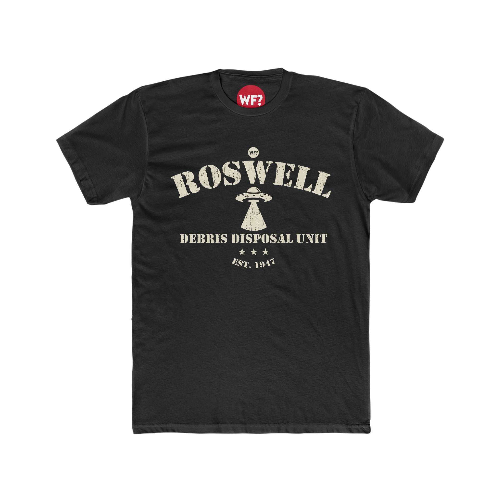 Buy solid-black Roswell Limited Unisex T-Shirt