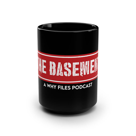 The Basement Podcast -  Black Mug, 15oz