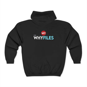 New Why Files Logo - Full Zip Hooded Sweatshirt