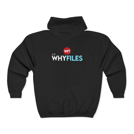 The Why Files Logo Full Zip Hoodie