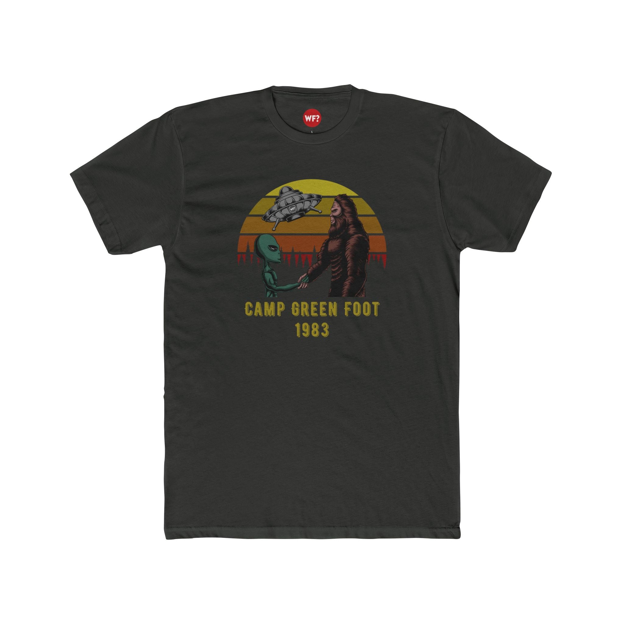 Buy solid-heavy-metal Camp Green Foot 1983 Unisex T-Shirt