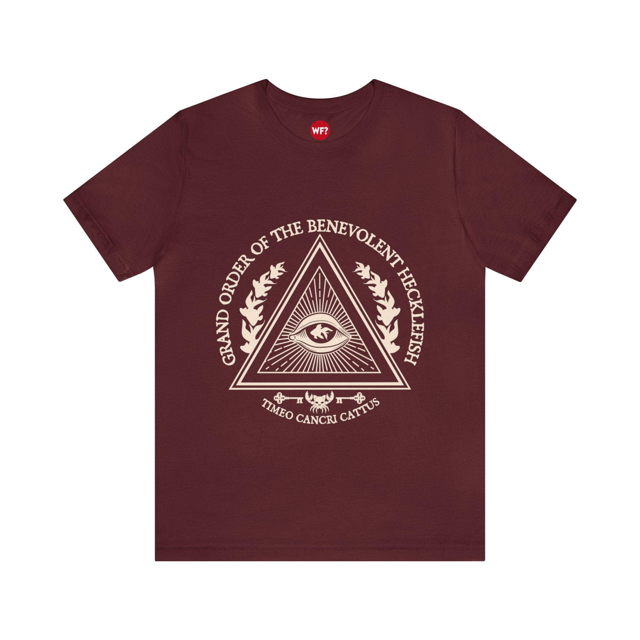 Buy maroon Benevolent Order Patreon Exclusive Slim T-Shirt