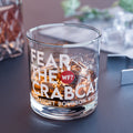 Crabcat Whiskey Rocks Glass, 10oz