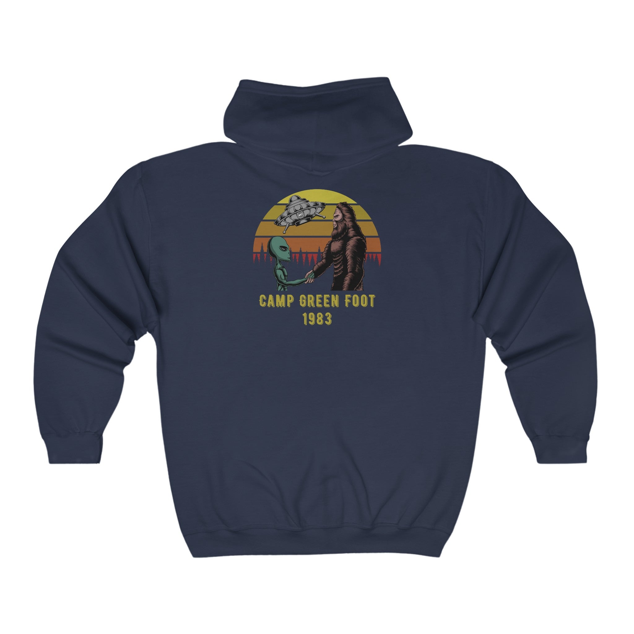 Camp Green Foot 1983 Full Zip Hoodie