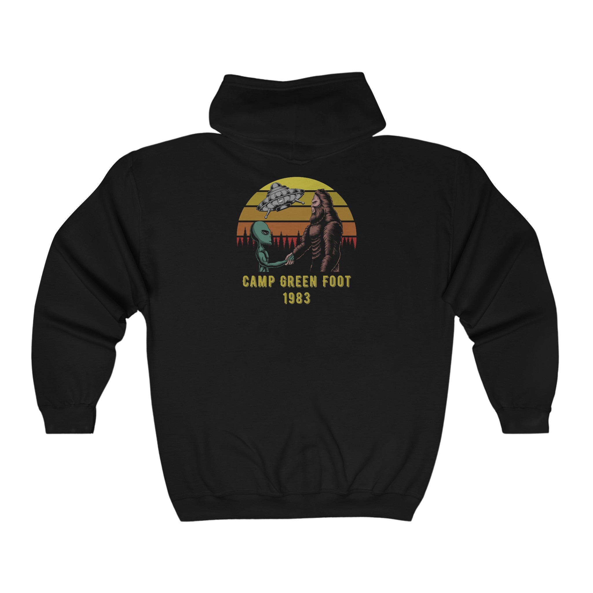 Camp Green Foot 1983 Full Zip Hoodie