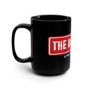 The Basement Podcast -  Black Mug, 15oz-4