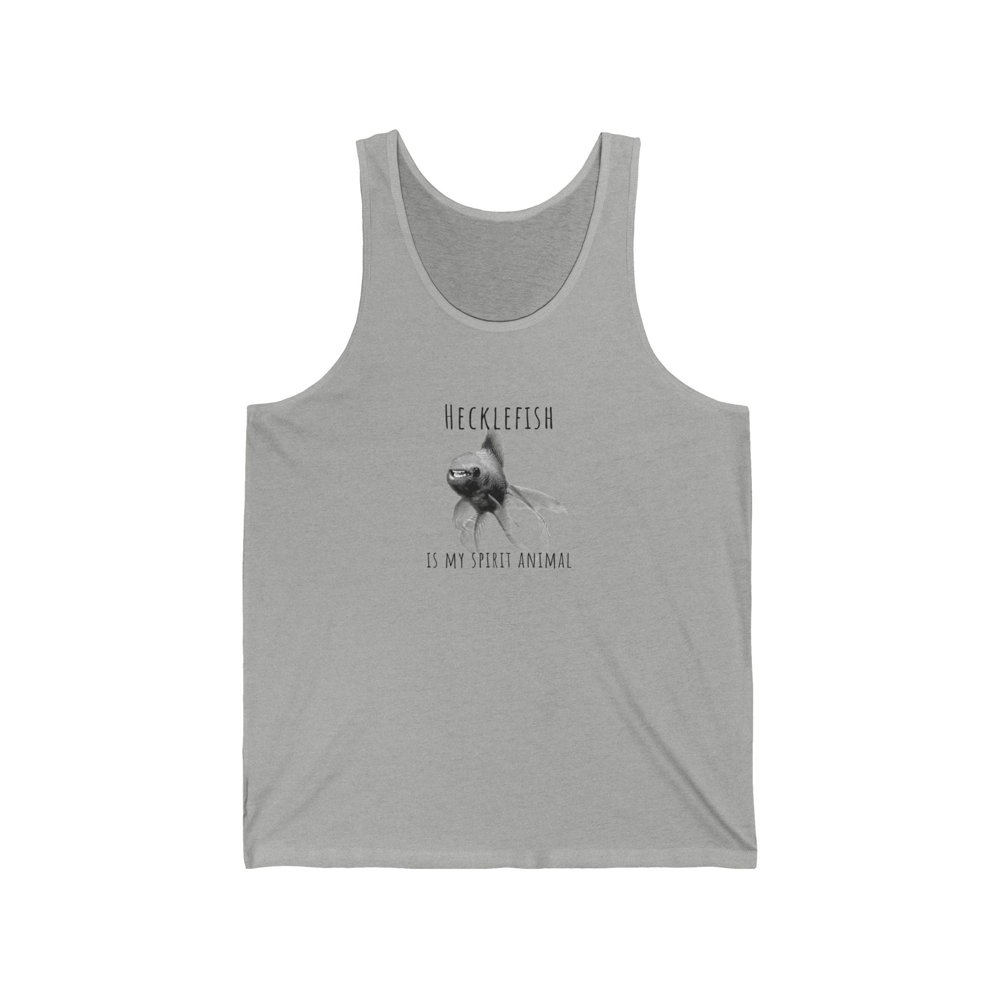 Hecklefish Spirit Animal Unisex Heavy Cotton Tank Top