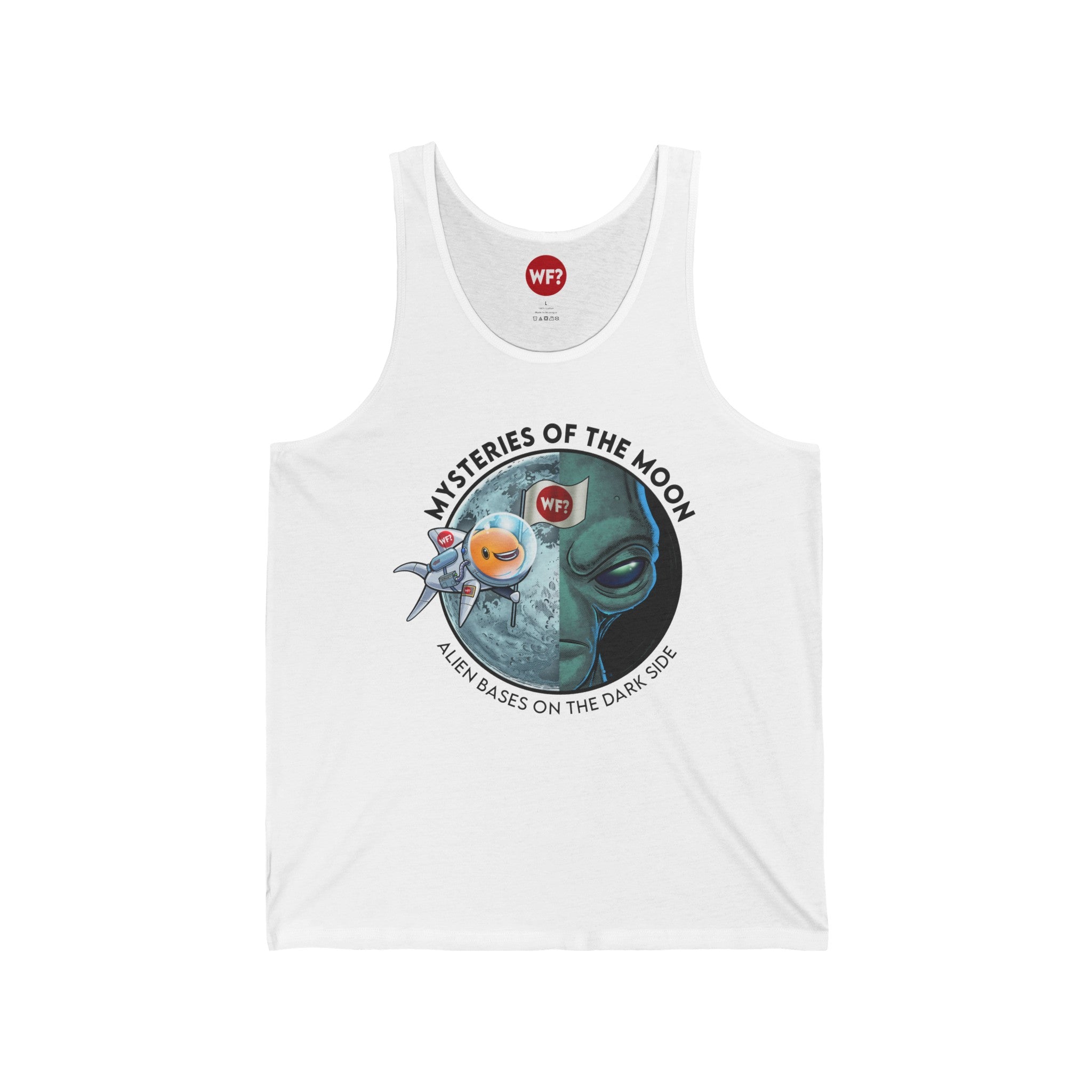 Buy white 6/13 Alien Bases Dark Side of the Moon Limited Jersey Tank