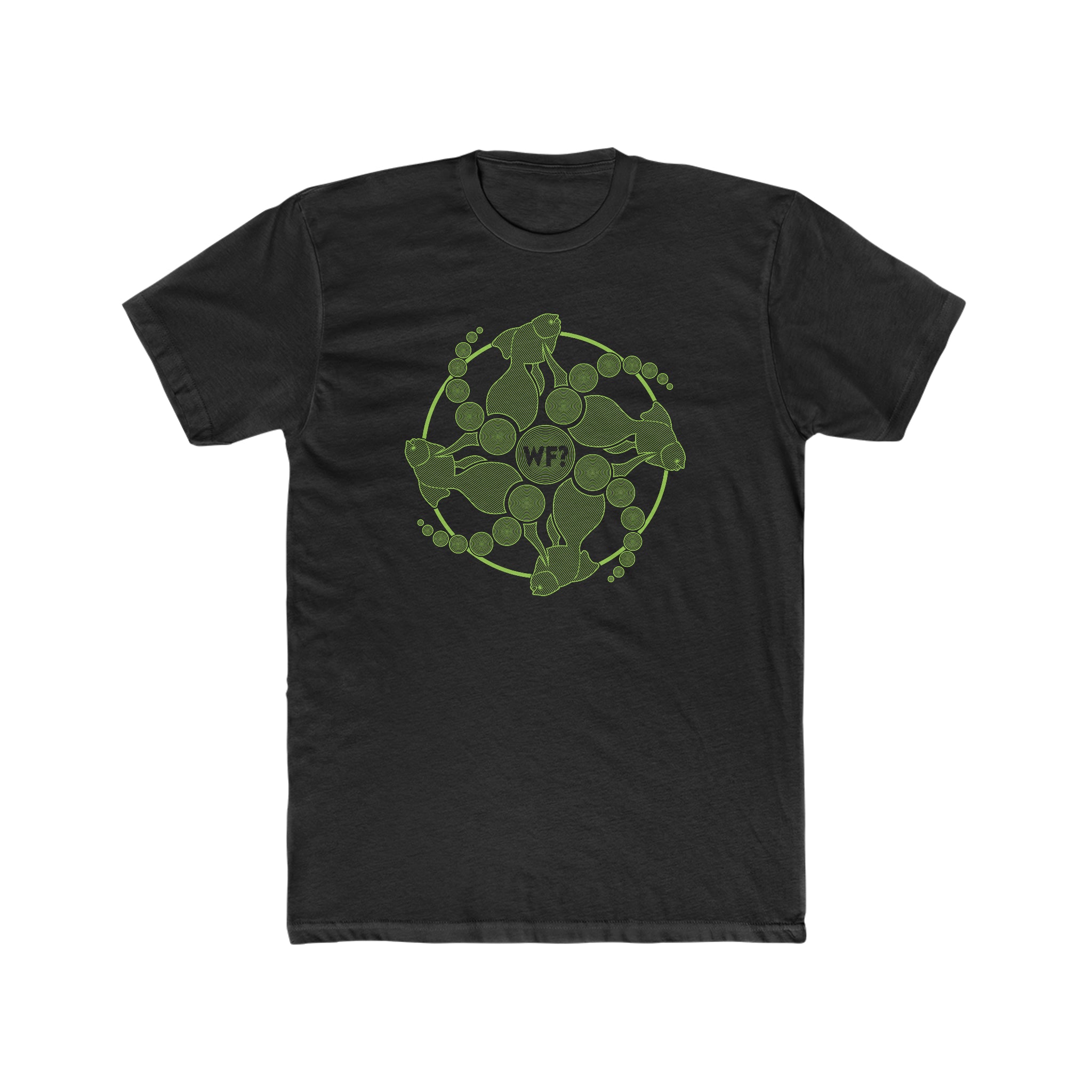 Buy solid-black Crop Circles Limited T-Shirt