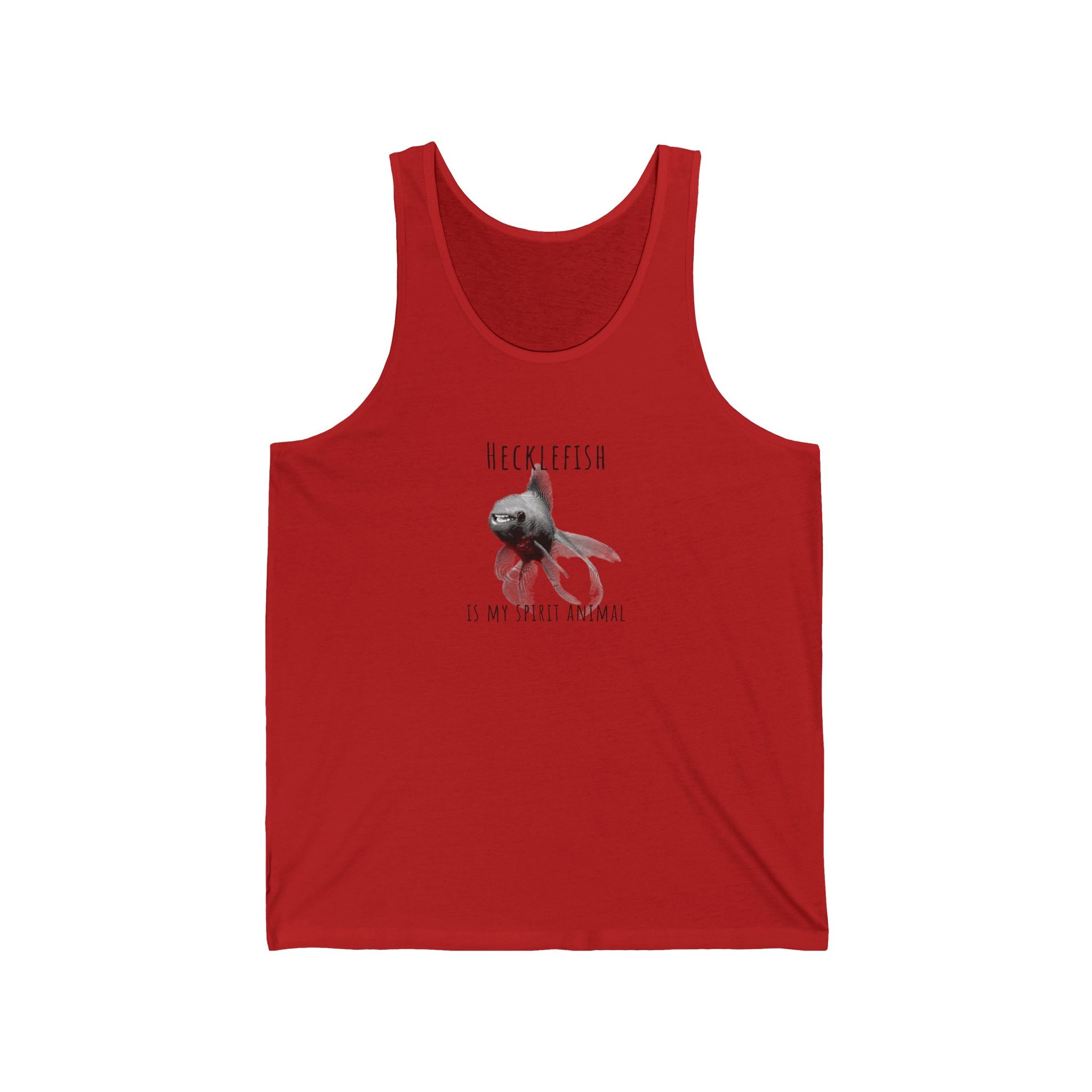 Hecklefish Spirit Animal Unisex Heavy Cotton Tank Top