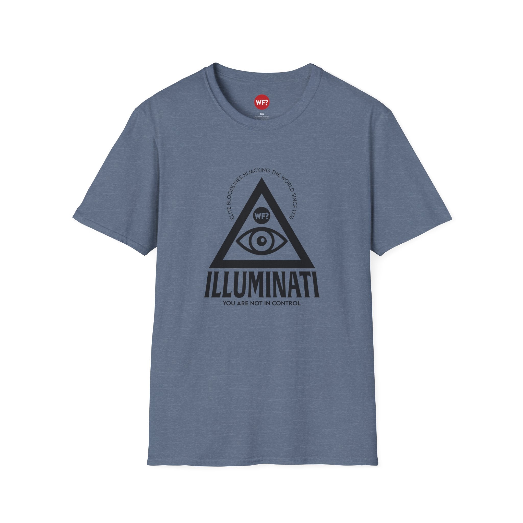 Buy heather-indigo 10/25 Illuminati Vol 2 Limited Unisex Softstyle T-Shirt