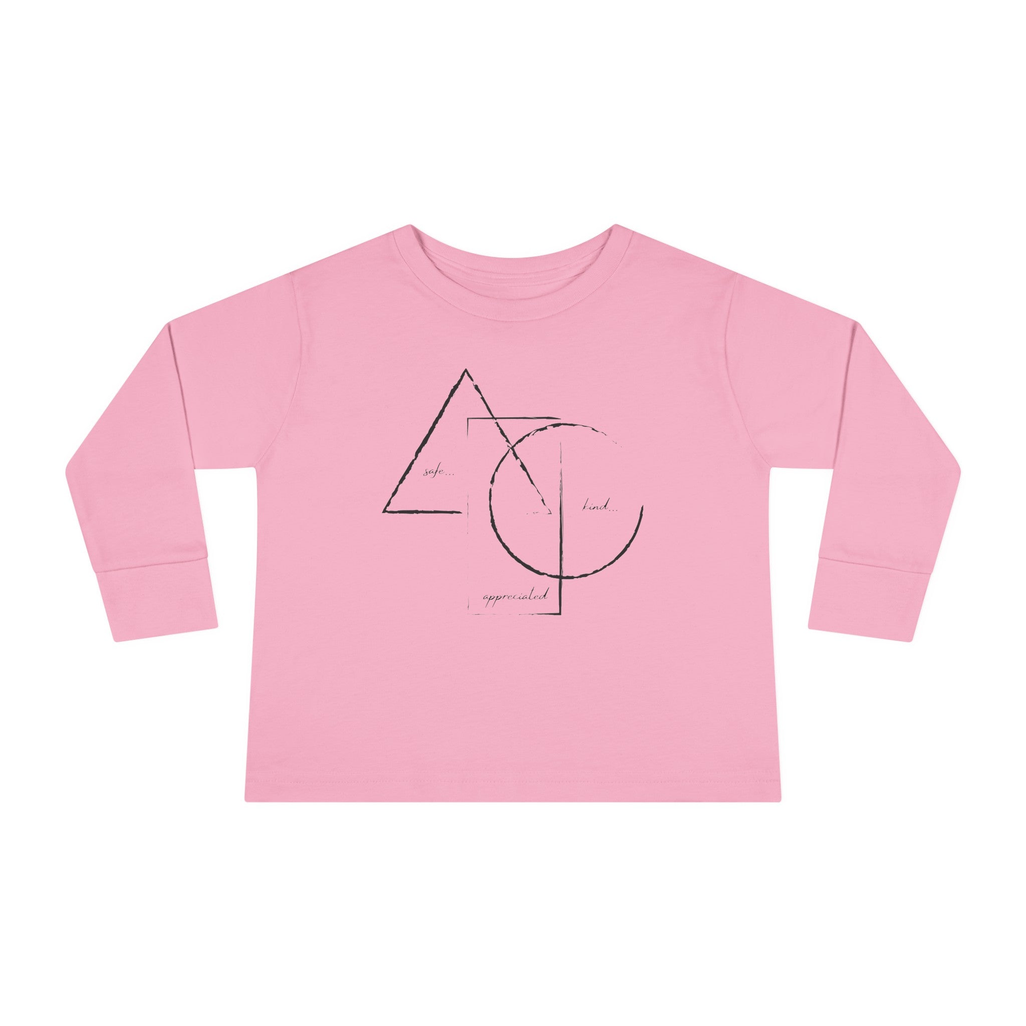 Buy pink BE/KNOW Toddler Long Sleeve Tee