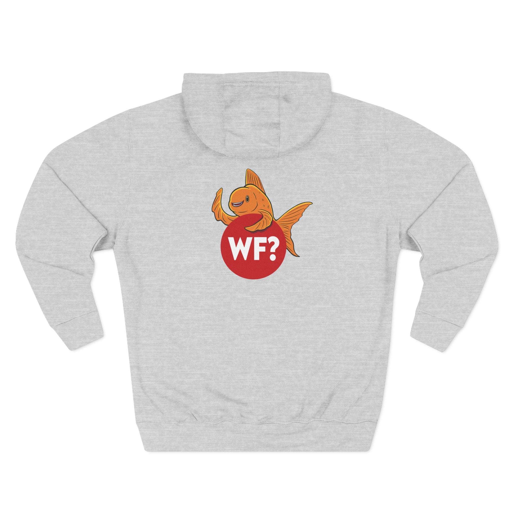 Three-Panel Fleece Hoodie