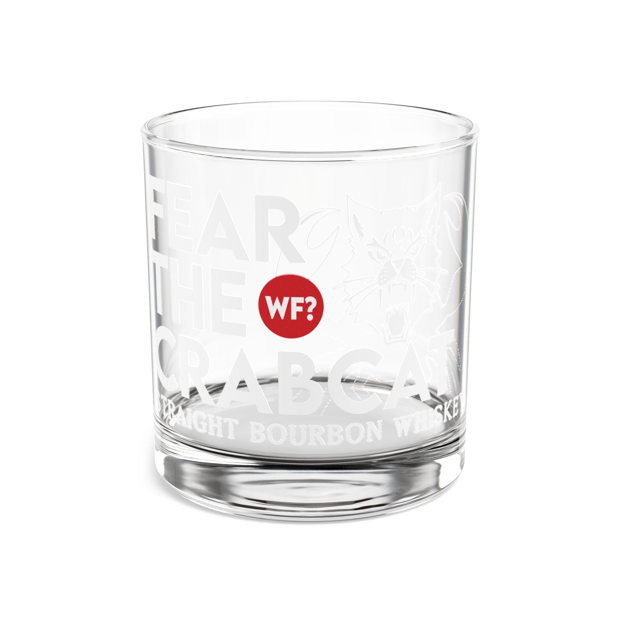 Crabcat Whiskey Rocks Glass, 10oz