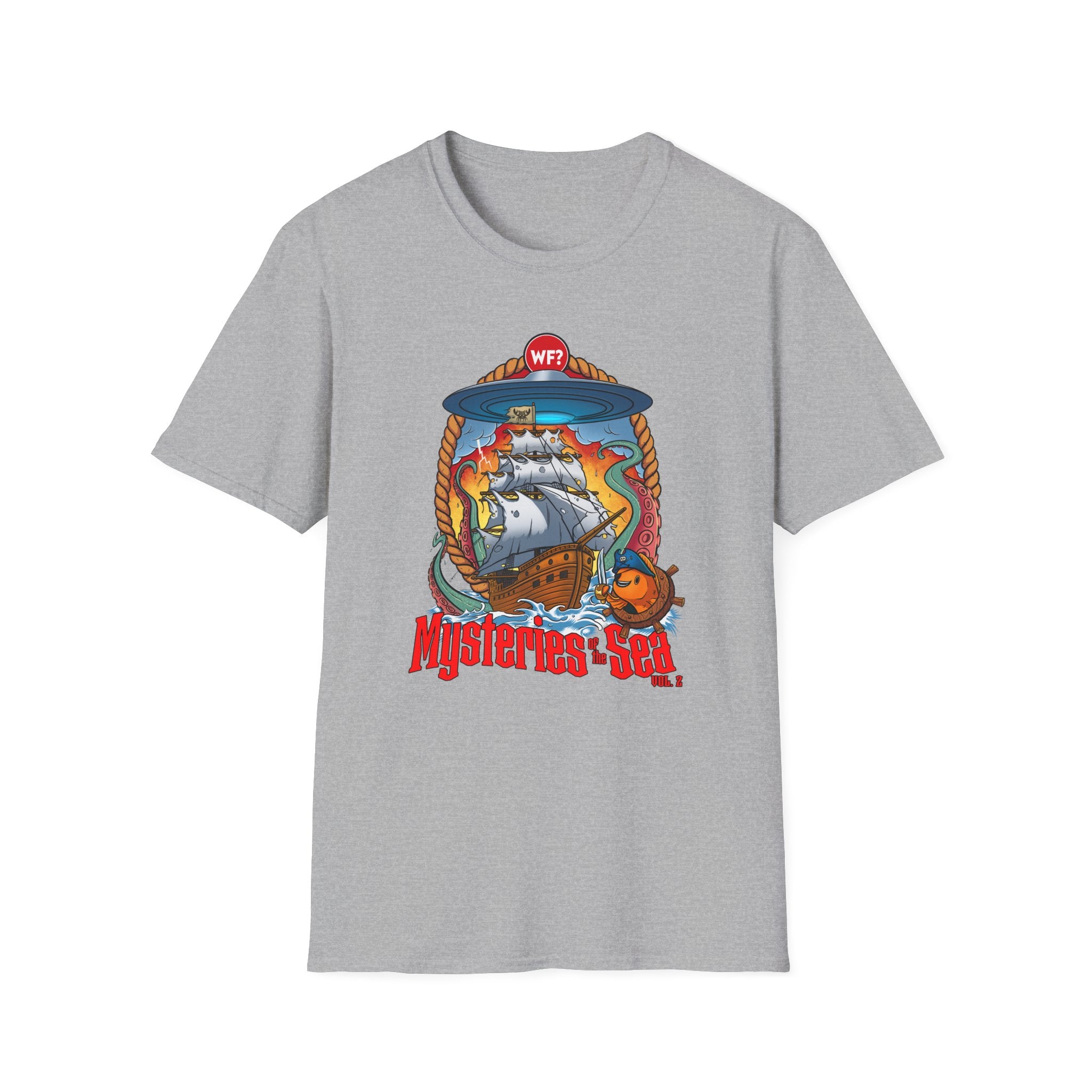 Buy sport-grey 4/30 Mysteries of the Sea Vol 2 Unisex Softstyle T-Shirt