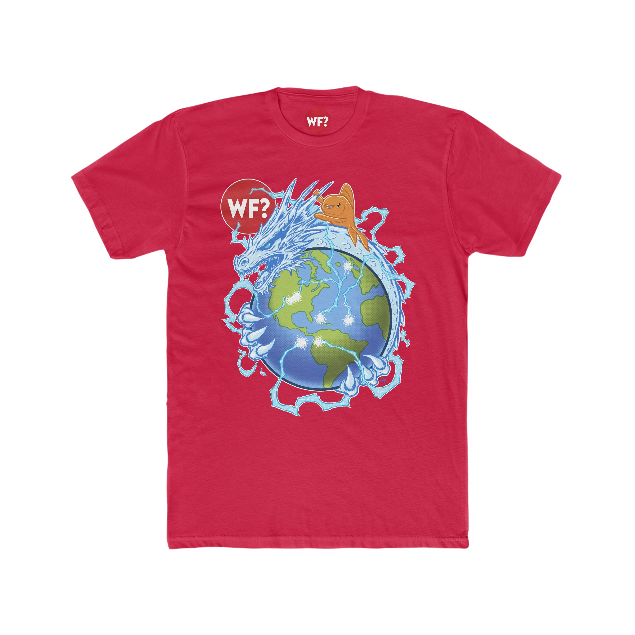 Buy solid-red Electric Universe Limited T-Shirt