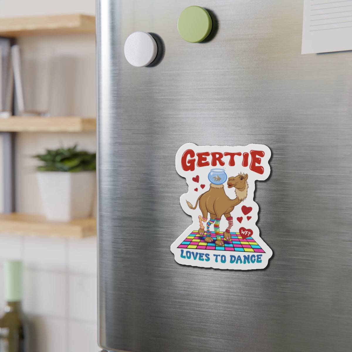 Gertie Loves to Dance Die-Cut Magnet-13