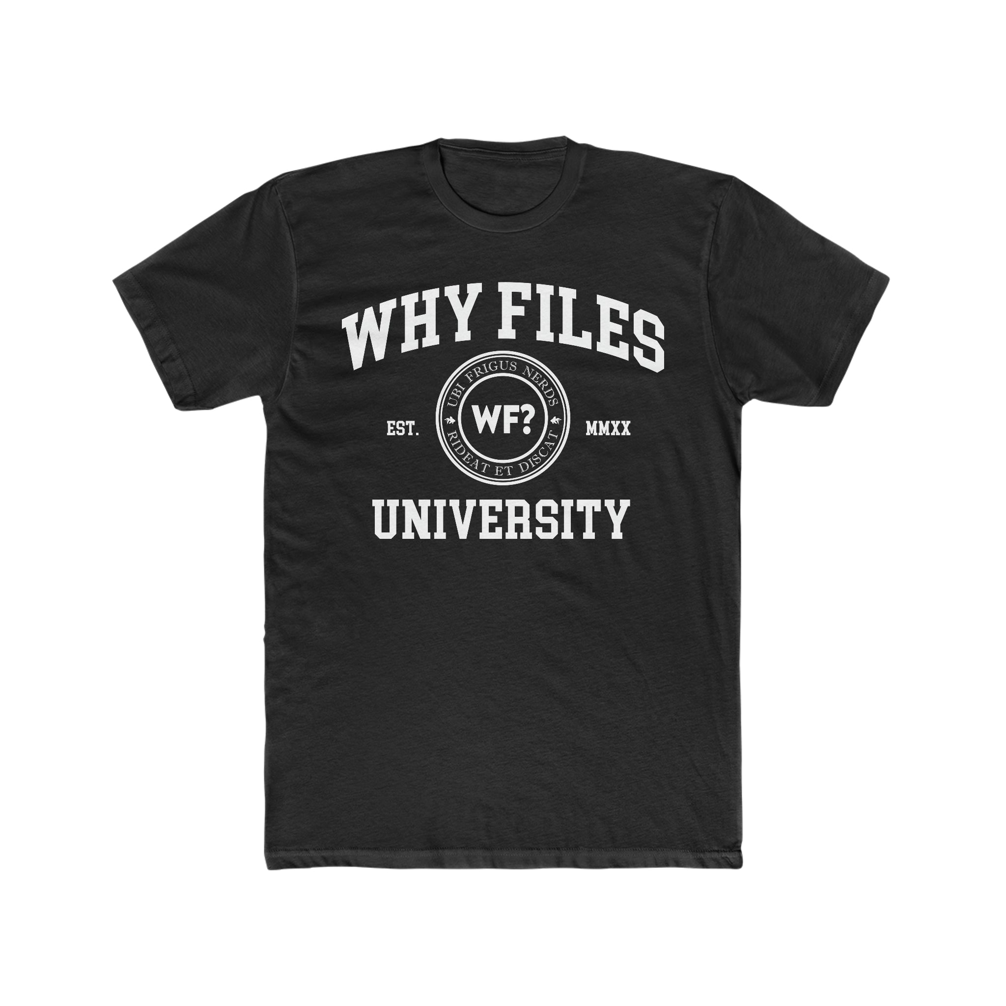 Buy solid-black WF University Unisex T-Shirt